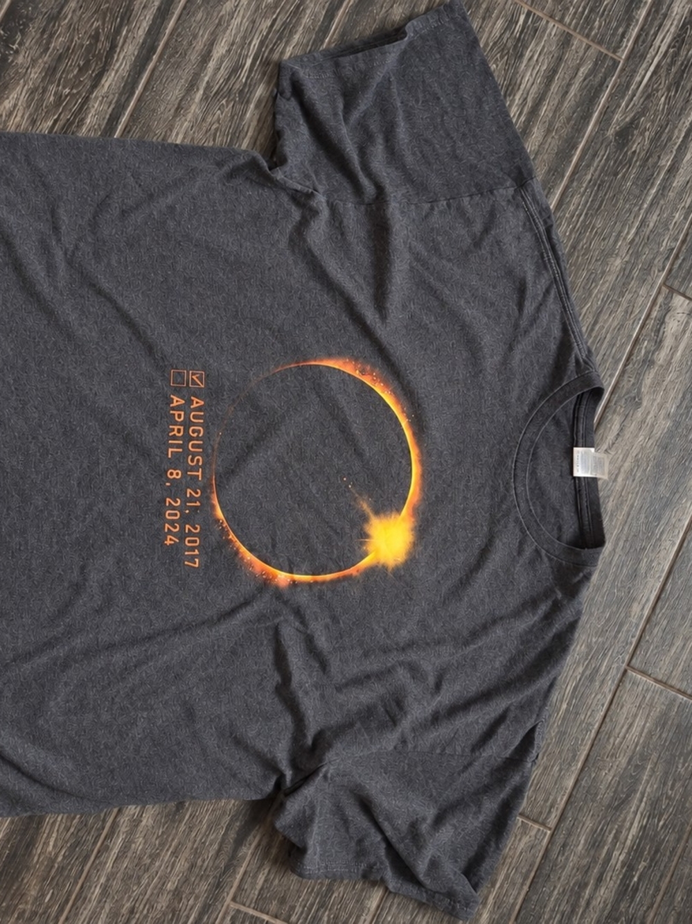2017 2024 Total Solar Eclipse T-Shirt Men’s 3XL August 21 April 8 Graphic Tee